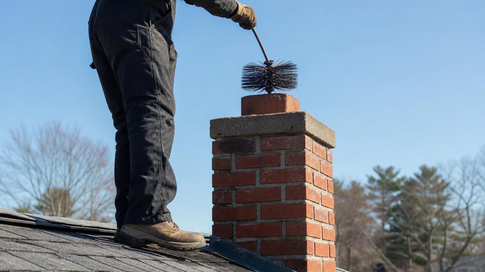 Local chimney sweep & inspection for Riverview homes